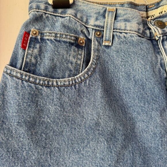 Vintage Bugle Boy 750 Shorts Men's 32W Blue Denim Medium Wash 5-Pockets Cotton - Picture 3 of 7